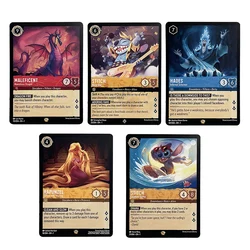 Lorcana o primeiro capítulo TCG Starter Deck Âmbar e ametista Rapunzel Rise of The Floodborn REGULAR Cartões de jogo proxy personalizados EN