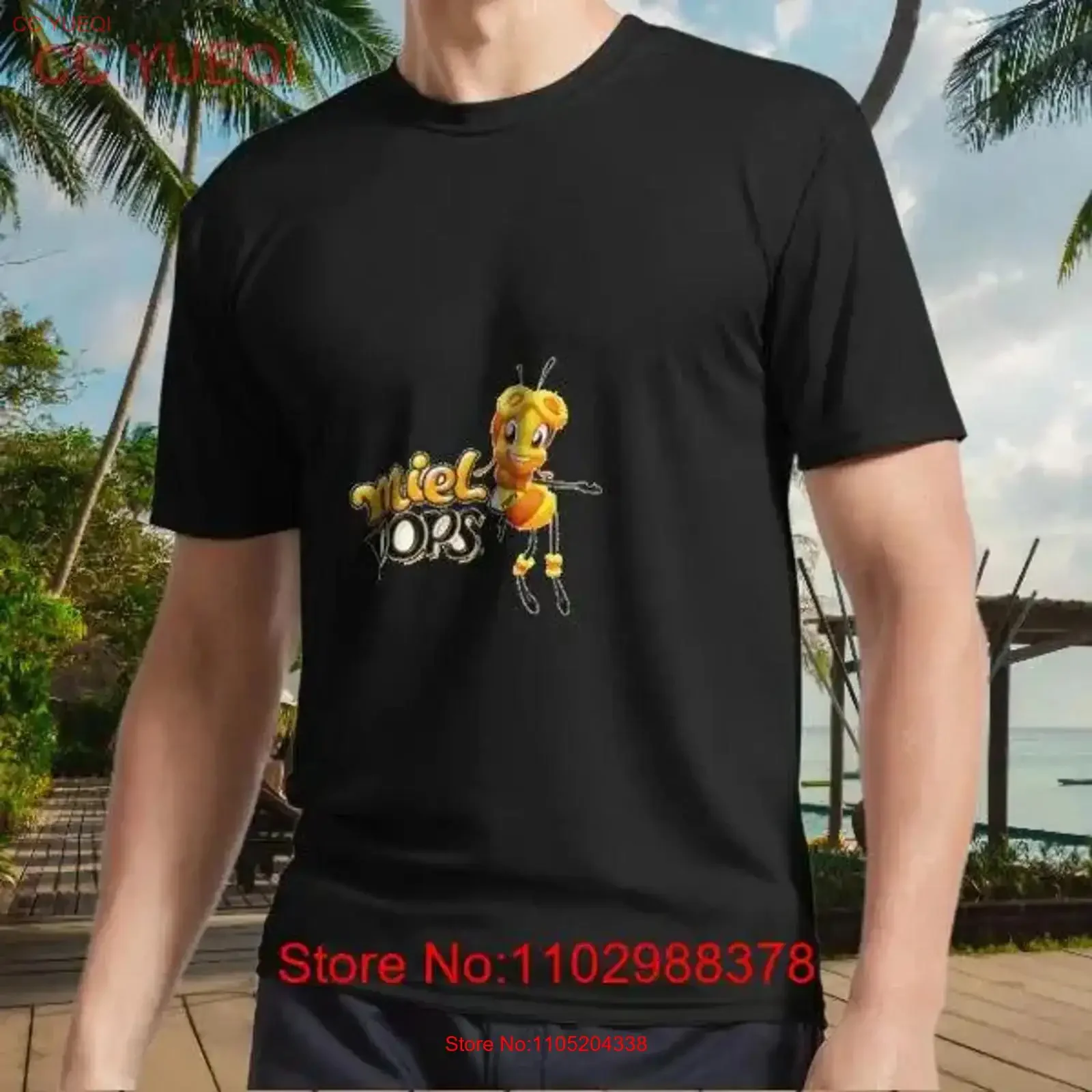 

New T Shirt Miel pops Active Logo Funny American Size S to 5XL vintage Washed Breathable graphic Soft Slightly Versatile