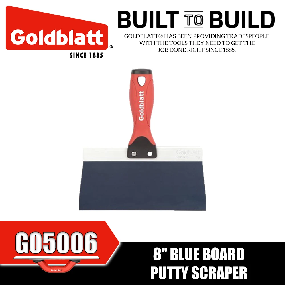 GOLDBLATT G05003 G05004 G05005 G05006 G05007 Blue Board Putty Scraper Construction Tools