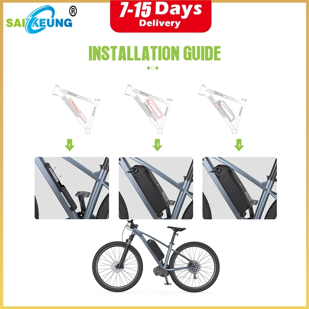 Hailong 72v 3000w Electric Bicycle Conversion Kit 60v 52 48v 2000w Lityum Pil Paketi 20ah 30ah 35 40ah 50ah 60ah Lithium Battery