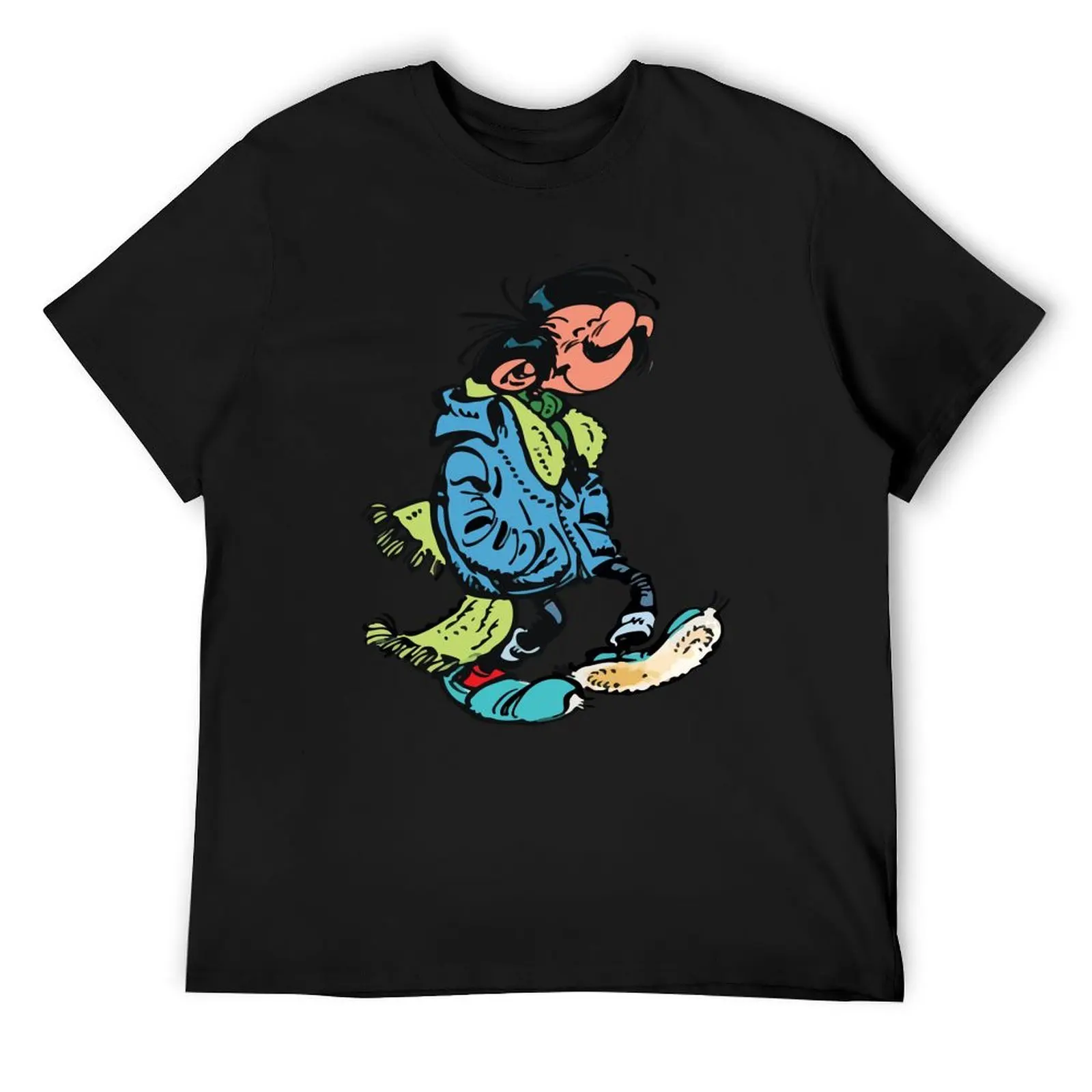 

Gaston Goof Walking T-Shirt shirts graphic tees graphic tee shirt vintage oversized t shirts for men