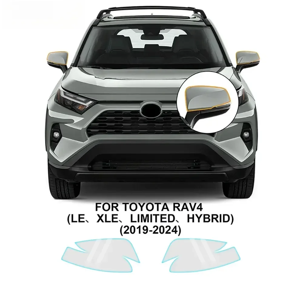 

For Toyota RAV4 Hybrid XA50 2019-2024 Car Headlight Rearview Paint Protection Film Anti-Scratch Pre-cut PPF Clear Bra Resistant