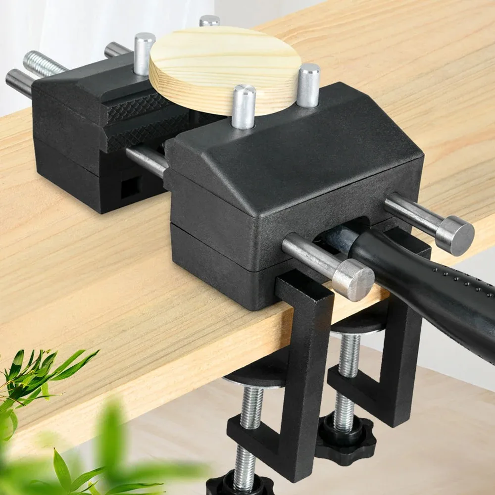 Tp Woodworking Working Table Vise Mini Home Multi-Purpose Table Vice Woodworking Workbench Clamp Tool Grinding Drilling Jig