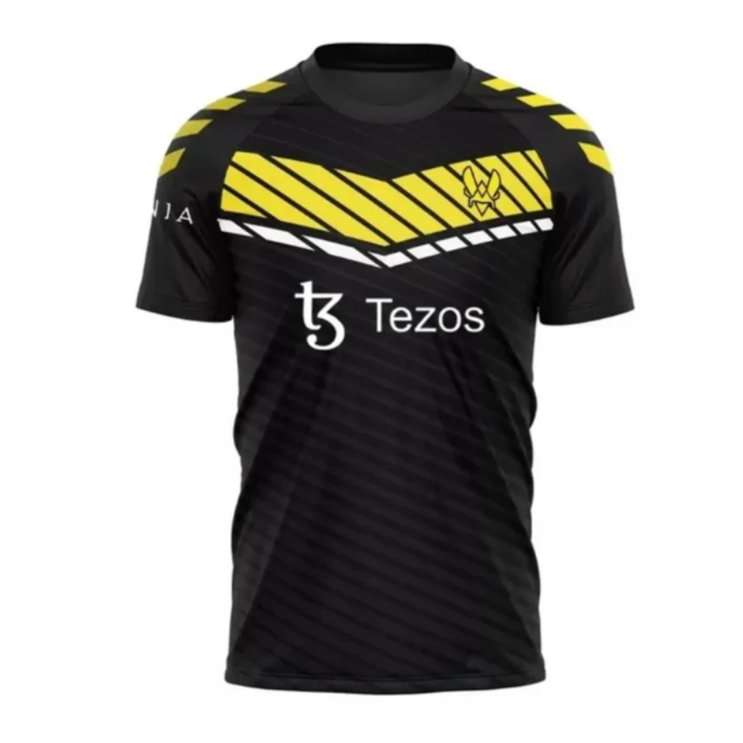 Lección Vitality Equipo de juegos para hombres CSGO Esports Zywoo Camiseta de manga corta Ropa de verano Nueva colección