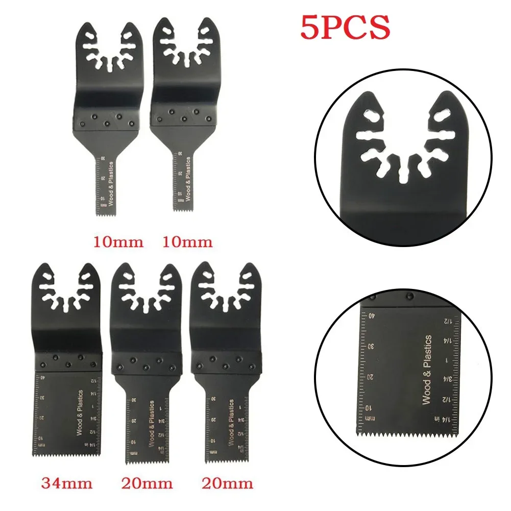 Juego de hojas de sierra oscilantes de 5 piezas, herramienta oscilante renovadora, herramienta Multimaster, acceso a herramientas eléctricas