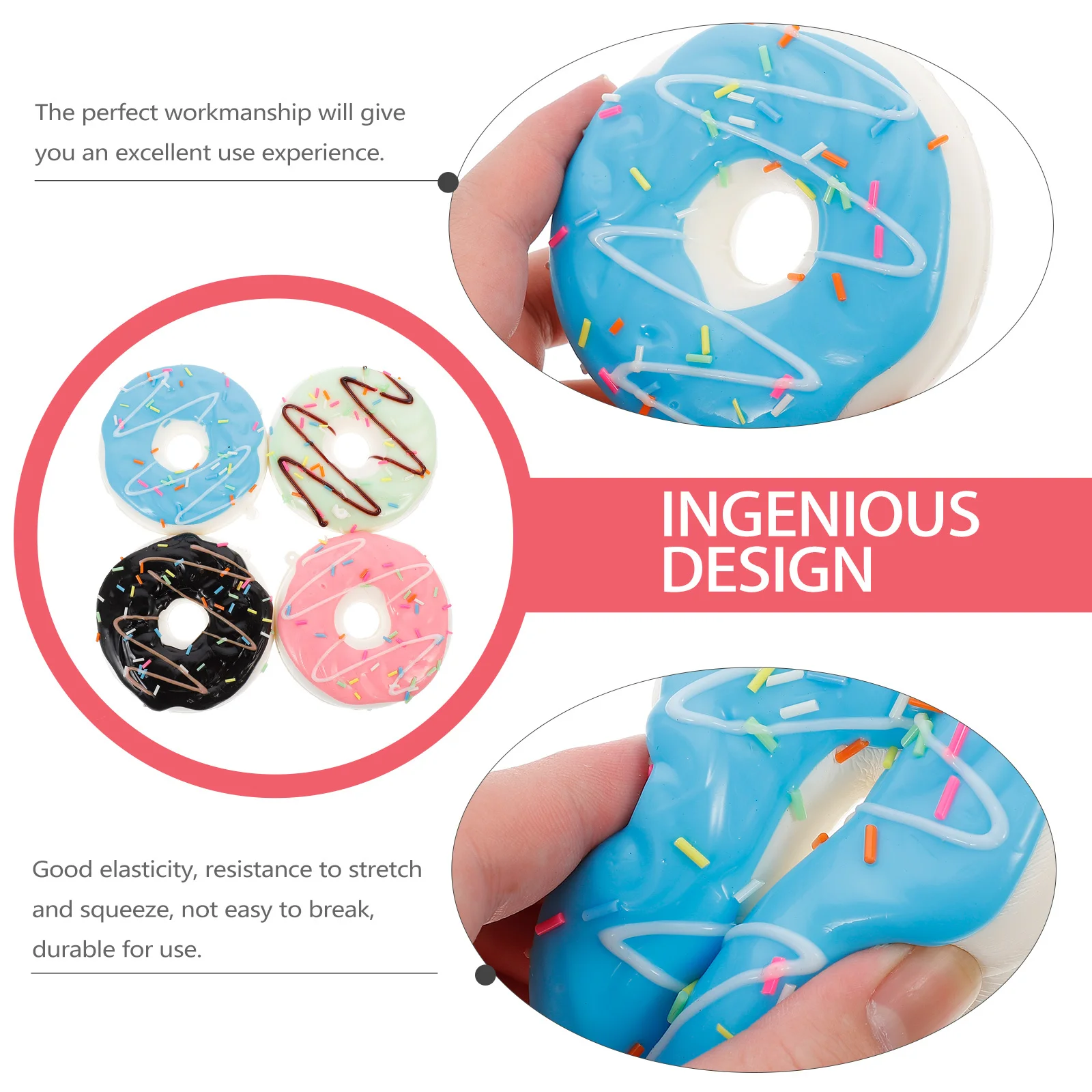 4 قطعة الكعك وهمية محاكاة الكعك فو الكعك الطرف الديكور الإجهاد الإغاثة ضغط الدعامة الكعك الاصطناعي الغذاء صور