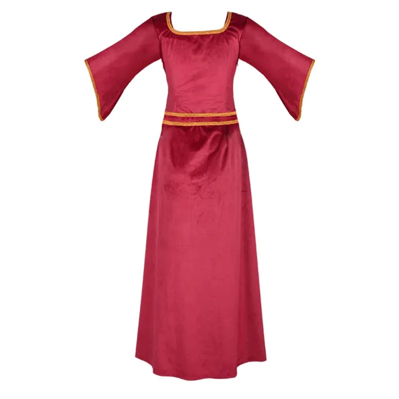 Новый костюм для косплея «Мать Готель» из фильма 2025 года, платье, наряды в дворцовом стиле в стиле ретро для женщин и девочек, Хэллоуин, карна 002, дом медведя, аниме