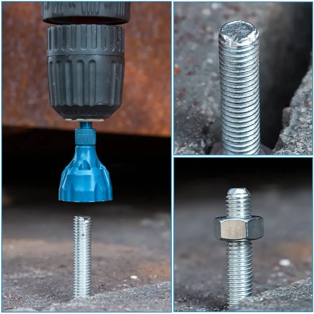 Deburring External Chamfering Tool, Aço Inoxidável, Metal Drilling Tool, Cleaning Bolt Tool, Hexagonal Handle Chamferer