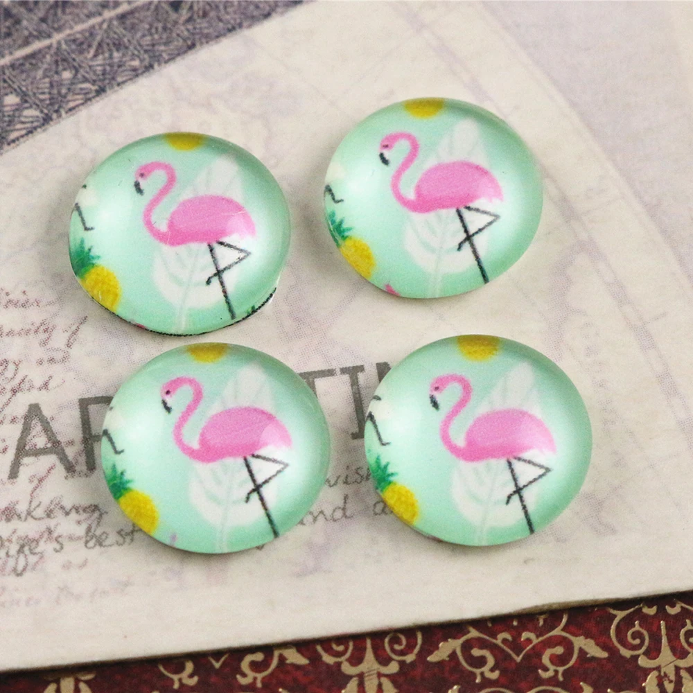 New Fashion 20pcs 12mm orologio fiore animale fatto a mano foto cabochon in vetro modello Domed accessori per gioielli forniture