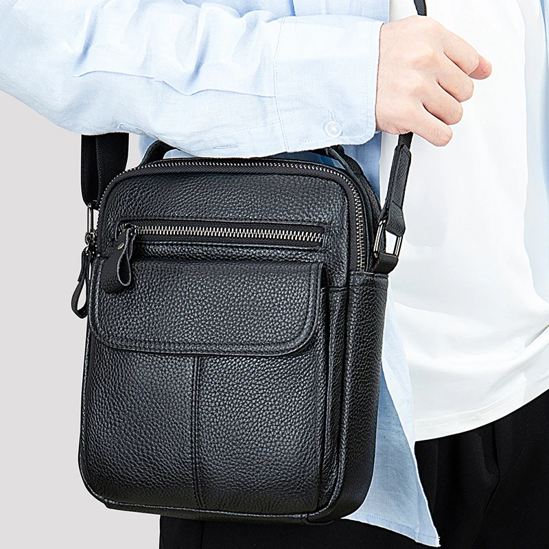 

Casual Men's Crossbody Bags Shoulder Bag For Men Male Multi pocket Ipad Phone Bag Messenger Bag Sling Bags New Arrivals 7.9"