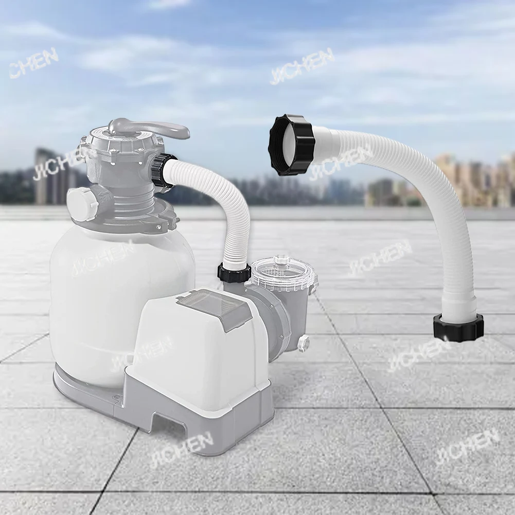 

Neu 11535 Pool Pump Hose 16 Inch Interconnecting Hose for Intex Pool Sand Filter Pumps Saltwater Systems for Intex Pool Accessor