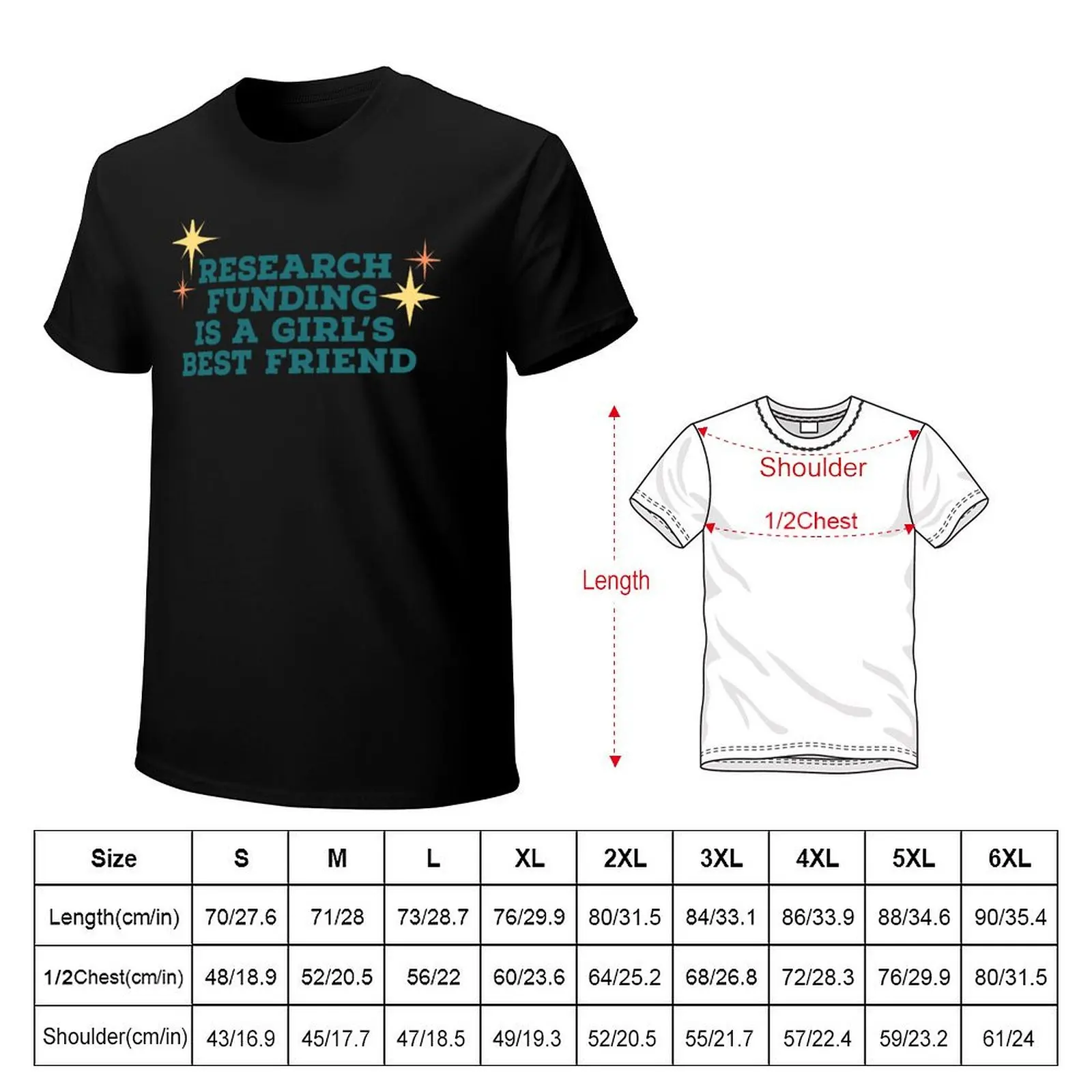 Research Funding is a girl’s best friend (Teal) T-Shirt Holiday Lightweight T-Shirt