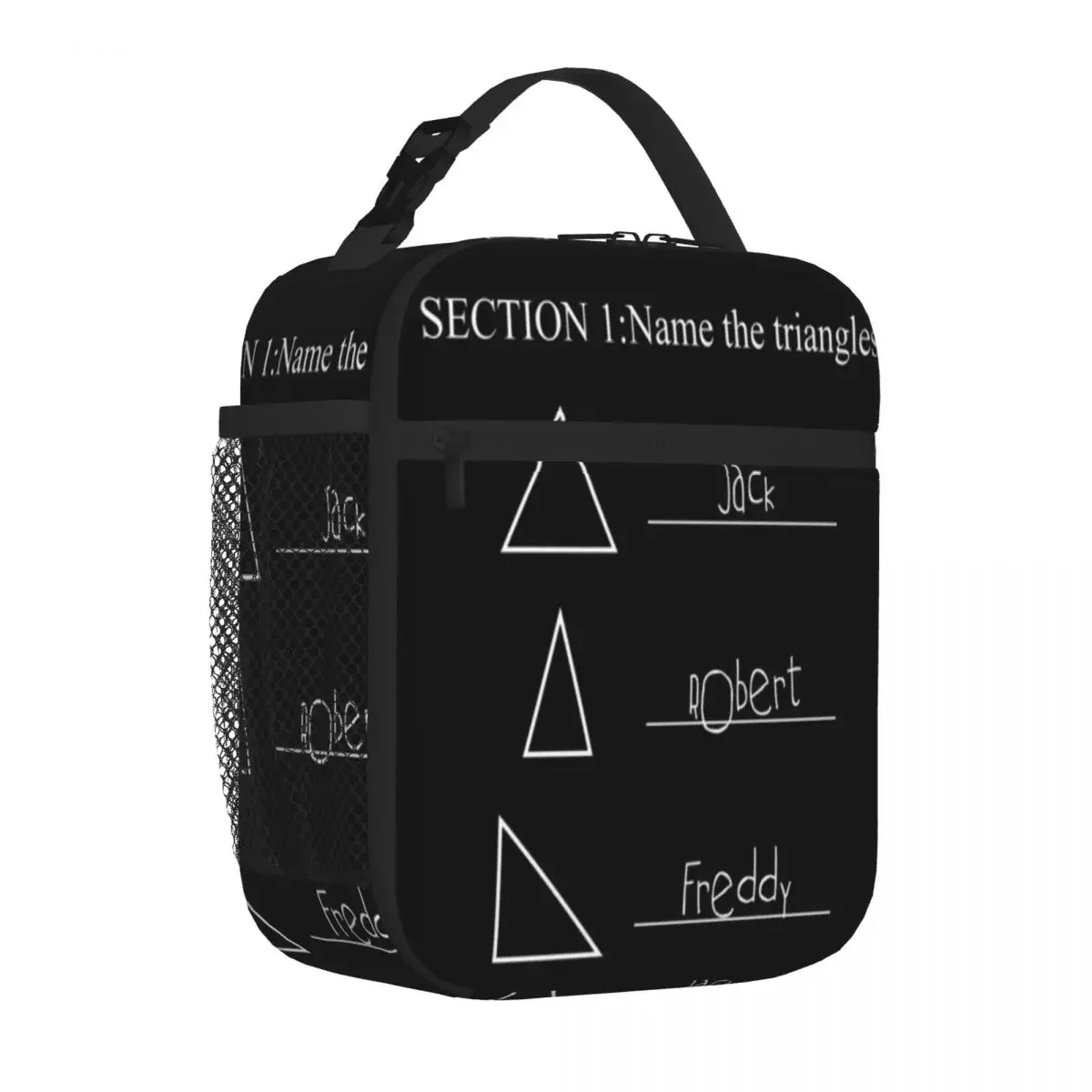 Bestselling Name The Triangles T Shirt Funny Math Teacher Gift Retro Insulated Food Bag Airport Travel Lightweight Lunch Bag