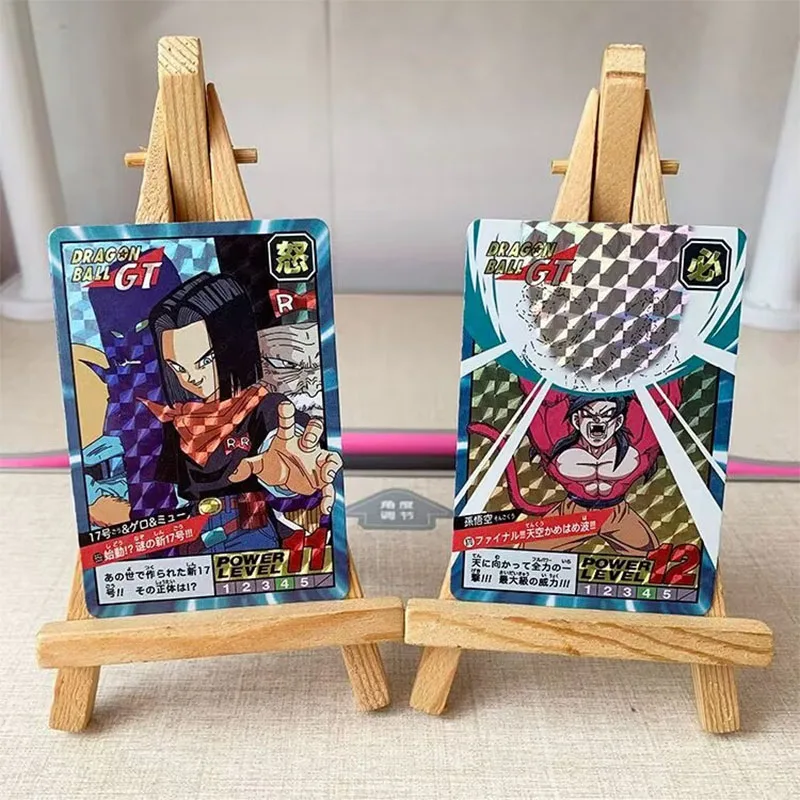 Dragon Ball Collectible Cards Boys Games Toys Table Games Birthday Gifts DIY Anime Ox-King Pilaf Rem Miku Premium Flash Cards