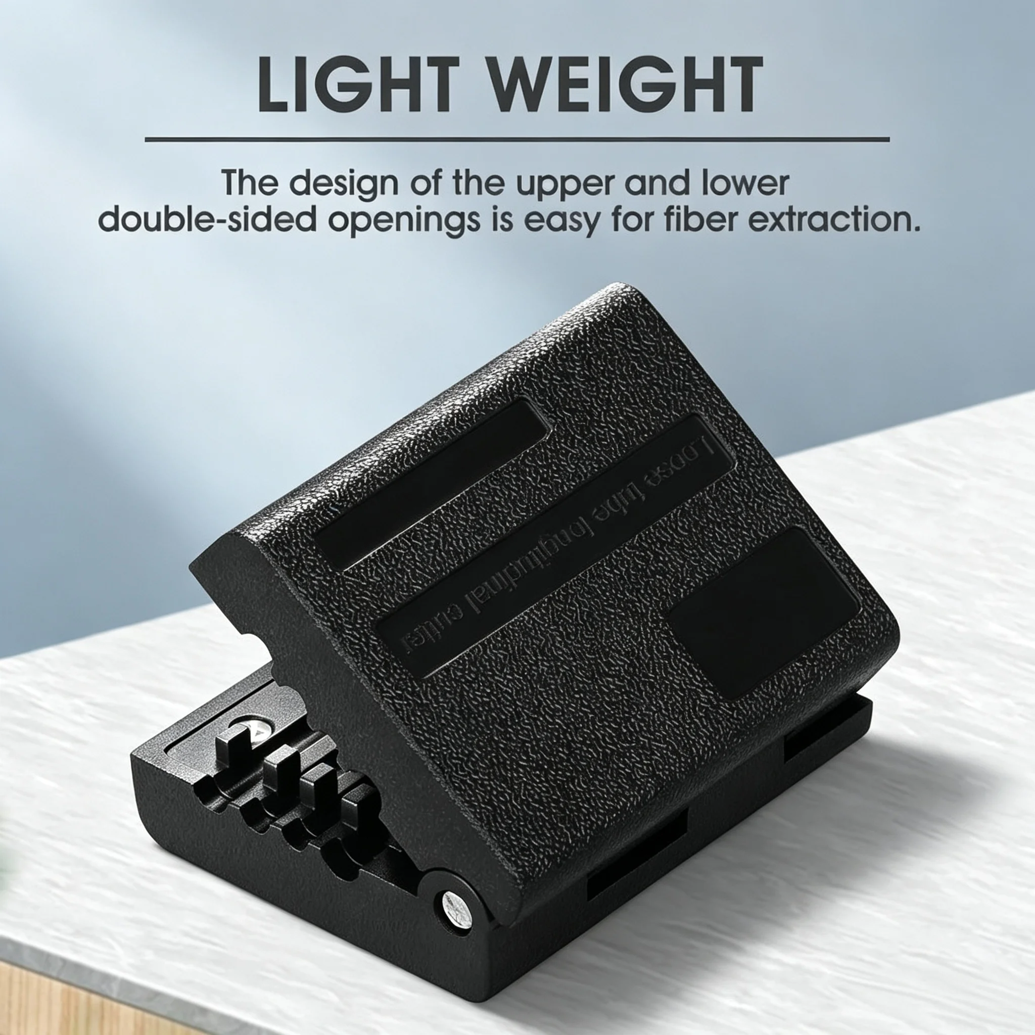 SUMMITOP Fiber Cluster Loose Tube Cable Jacket Sheath Slitter Fiber Optic Tool Longitudinal Beam Tube Stripper 1.5-3.3mm