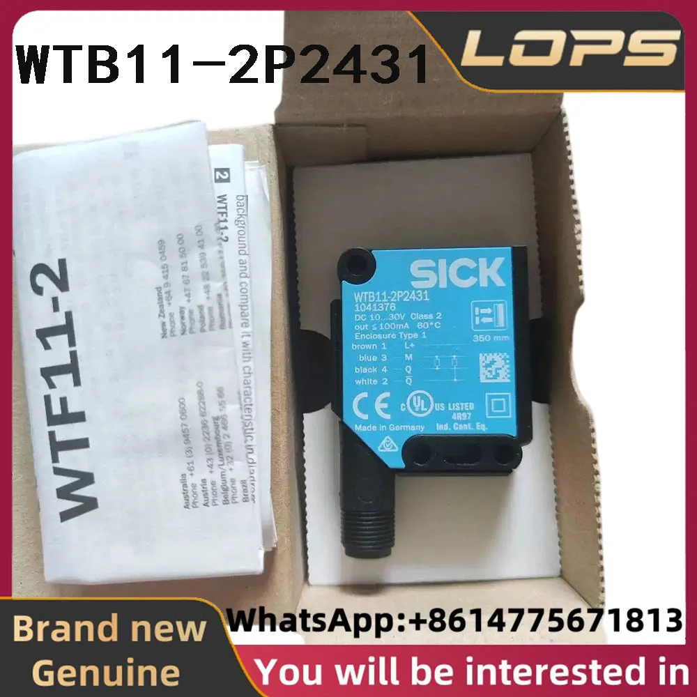 WTB11-2P2431 Brand new original SICK Order number 1041376 photoelectric sensor, welcome to consult