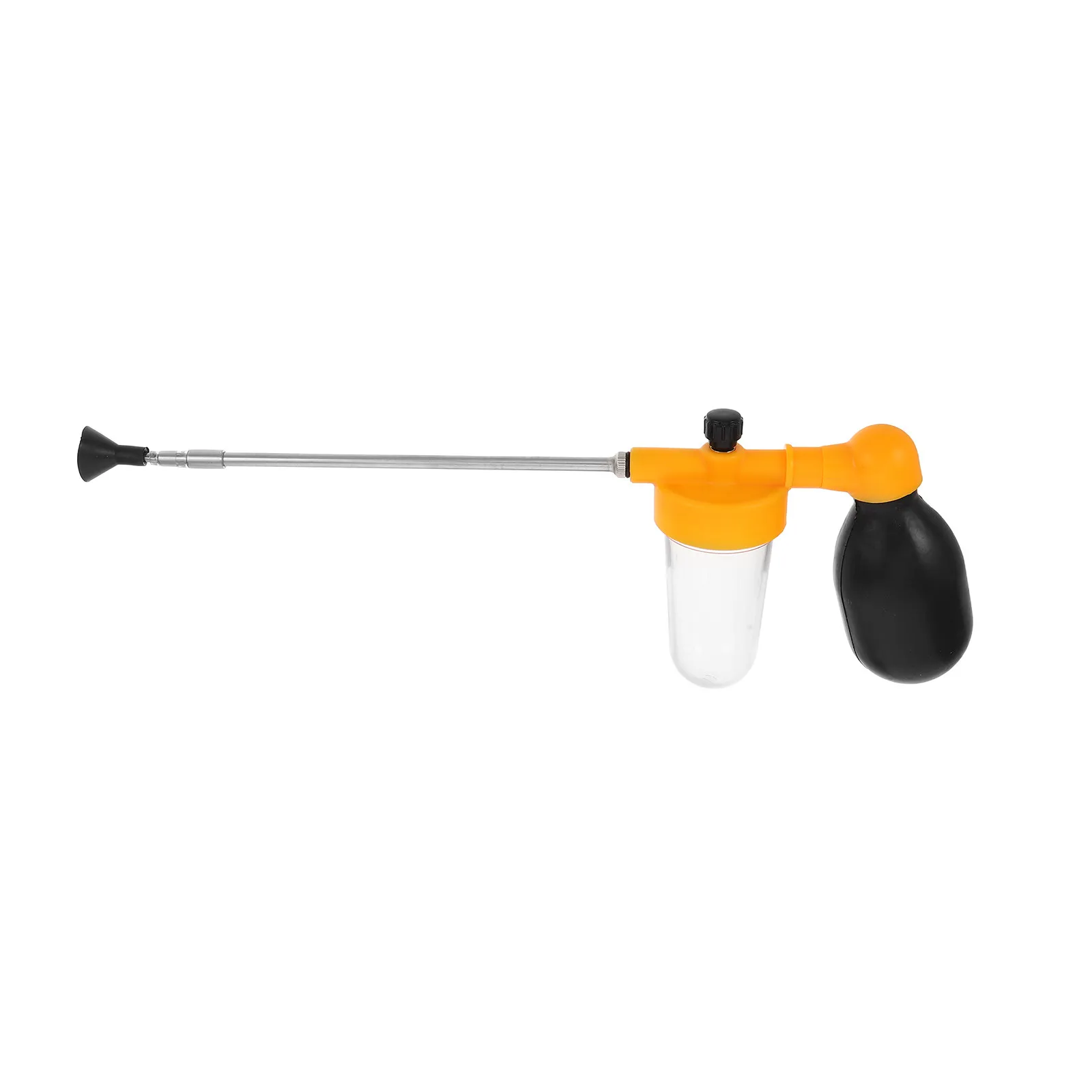Diatomaceous Earth Sprayer Telescopic Vegetable Pollination Tool Manual Hand Pollinator Dispenser Dust Applicator for Tomato