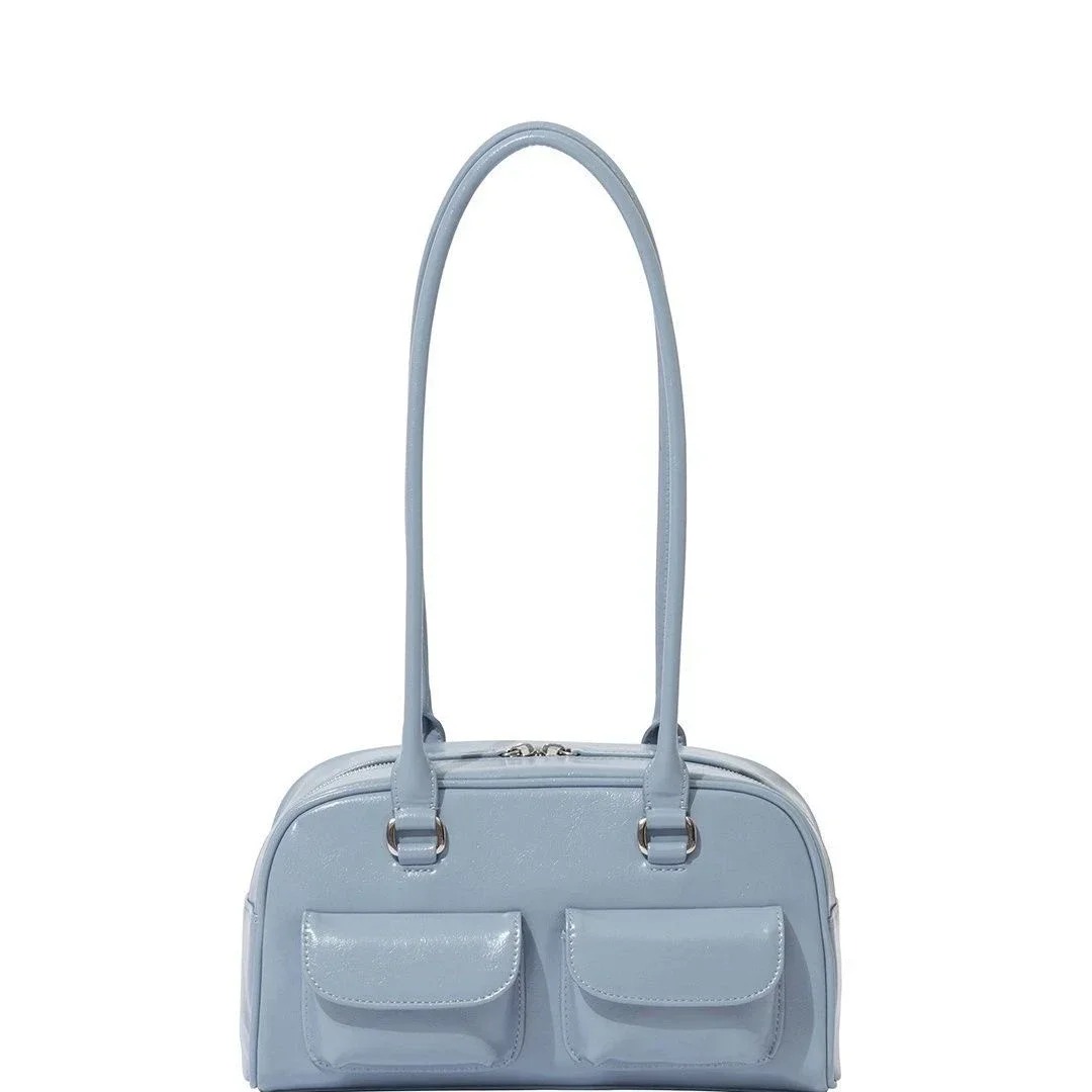 HAVEN logo Korean Xu Yunzhen Sane Style standoil Bowling Bag Boston Tote BagUnderarm Bag for Women