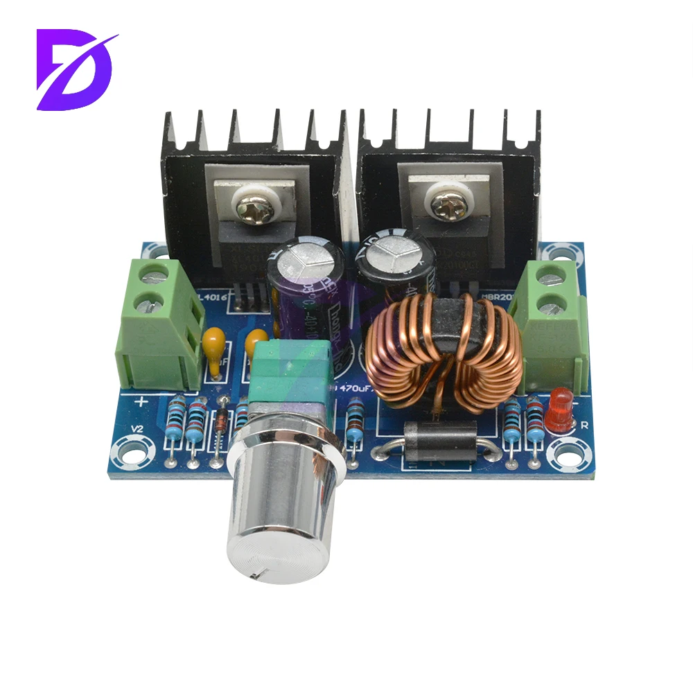 Max 8A 200W DC-DC Step Down Buck Converter Power Supply XH-M401 XL4016 PWM Adjustable 4-40V To 1.25-36V Step-Down Board Module