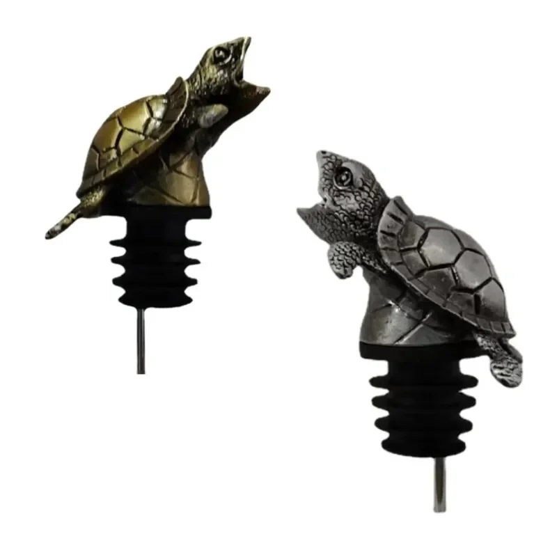 New Style Divine Beast Turtle Shape Wine Mouth Family Bar Restaurant Universal Type Pour Spouts Handmade Ornaments Gift