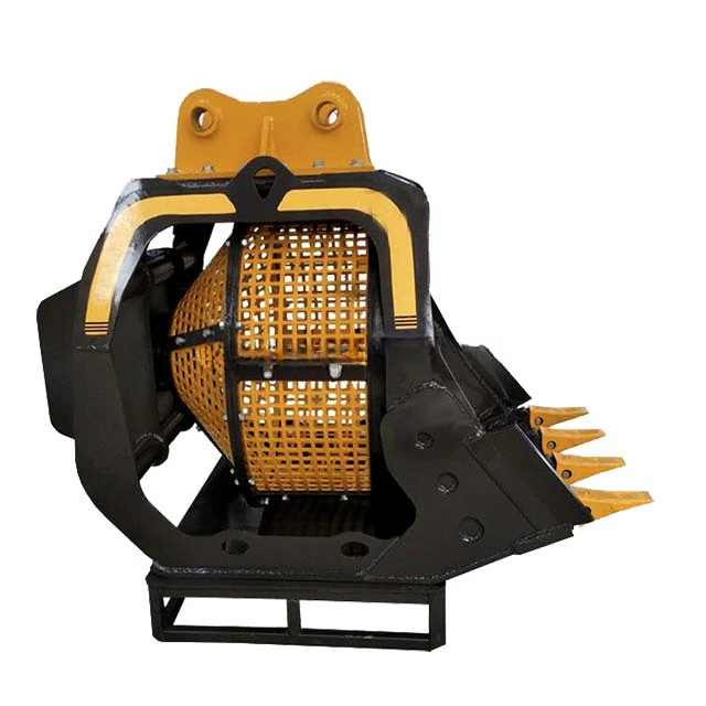 YG 360 Degree Rotating Screen Bucket for Excavator /Concrete Rotary Screen Bucket/Screening