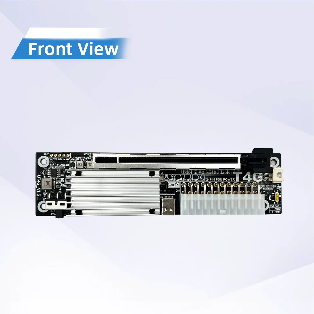 ADT-Link 40Gbps PCIE 4.0 X4 Dock Station for Thunderbolt 3 /4 eGPU External Expansion Supports RTX20 And Above Graphics Cards
