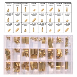 PCB Spacer M2 M2.5 M3 M4 M5 M6 Hex Brass Male Female Standoff Spacer with Screw Nut Kit Thread Pillar Mount Male Female Spacer