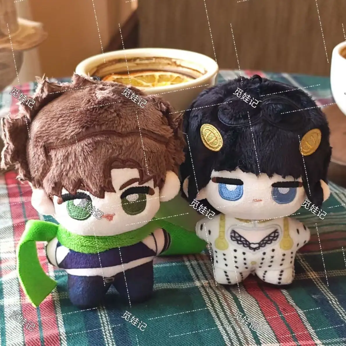Stuffed 10cm Anime JOJO Jotaro Kujo Cotton Plush Doll Perfect Surprise Gift for Kids Friends or Backpack Ornament Keychain - view 6