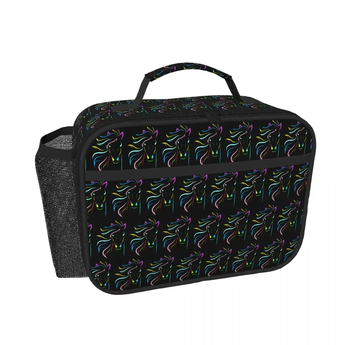 Magical Horse Insulated Lunch Bag for Women Children Leakproof Food Boxes Thermal Lunch Box Tote