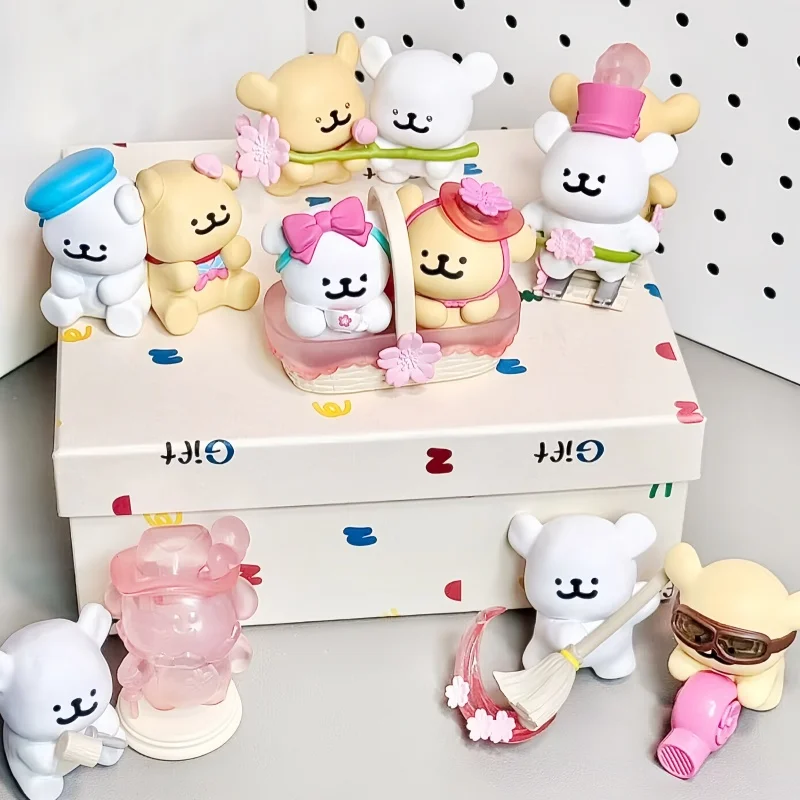 حار الأصلي Funism المالطية صندوق أعمى رومانسية أزهار الكرز سلسلة صندوق الغموض Kawaii دمية سطح المكتب الحلي لطيف هدية