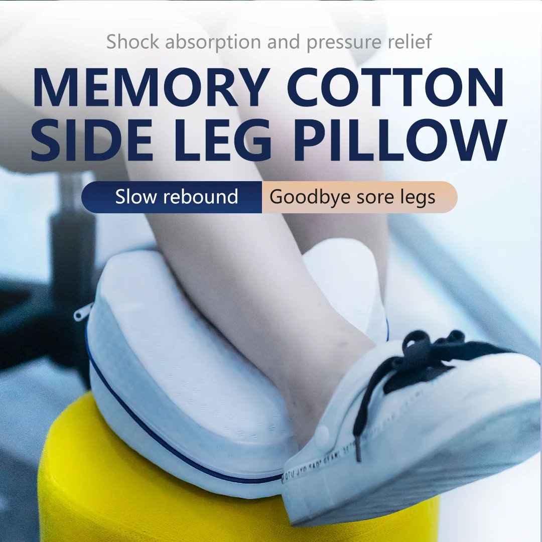 Leg Pillow for Office and Car Contoured Design for Relaxation and Neck Support - Soft and Breathable Easy to Clean