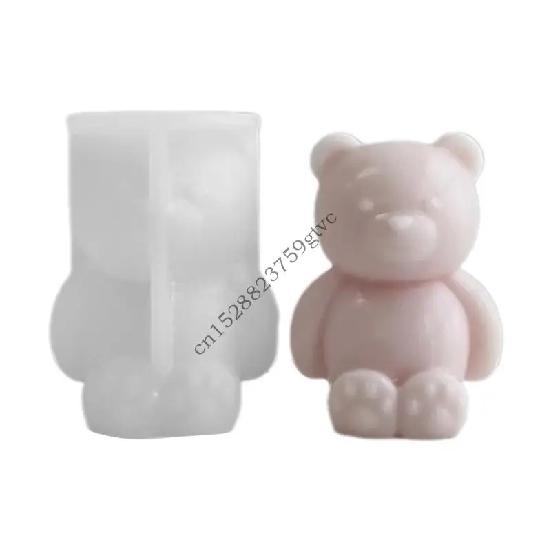 

D0UF Bear Silicone Mold DIYs Handmade Soap Plaster Baking Mould