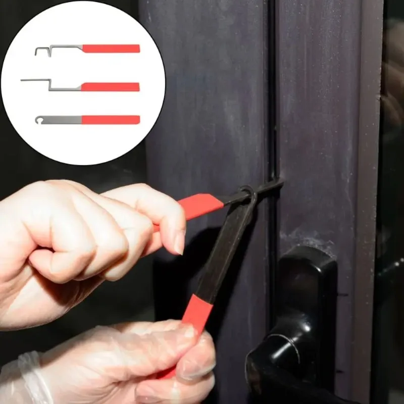 Compact Casement Windows Unlocking Tool Professional Convenient Lock Picking Set Stainless Steel Non-slip Door Open Keys