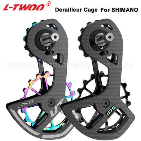 LTWOO 도로 자전거 세라믹 베어링 탄소 섬유 변속기 케이지 Shimano 105 5800 6800 Ultegra 후면 변속기 풀리 휠 세트