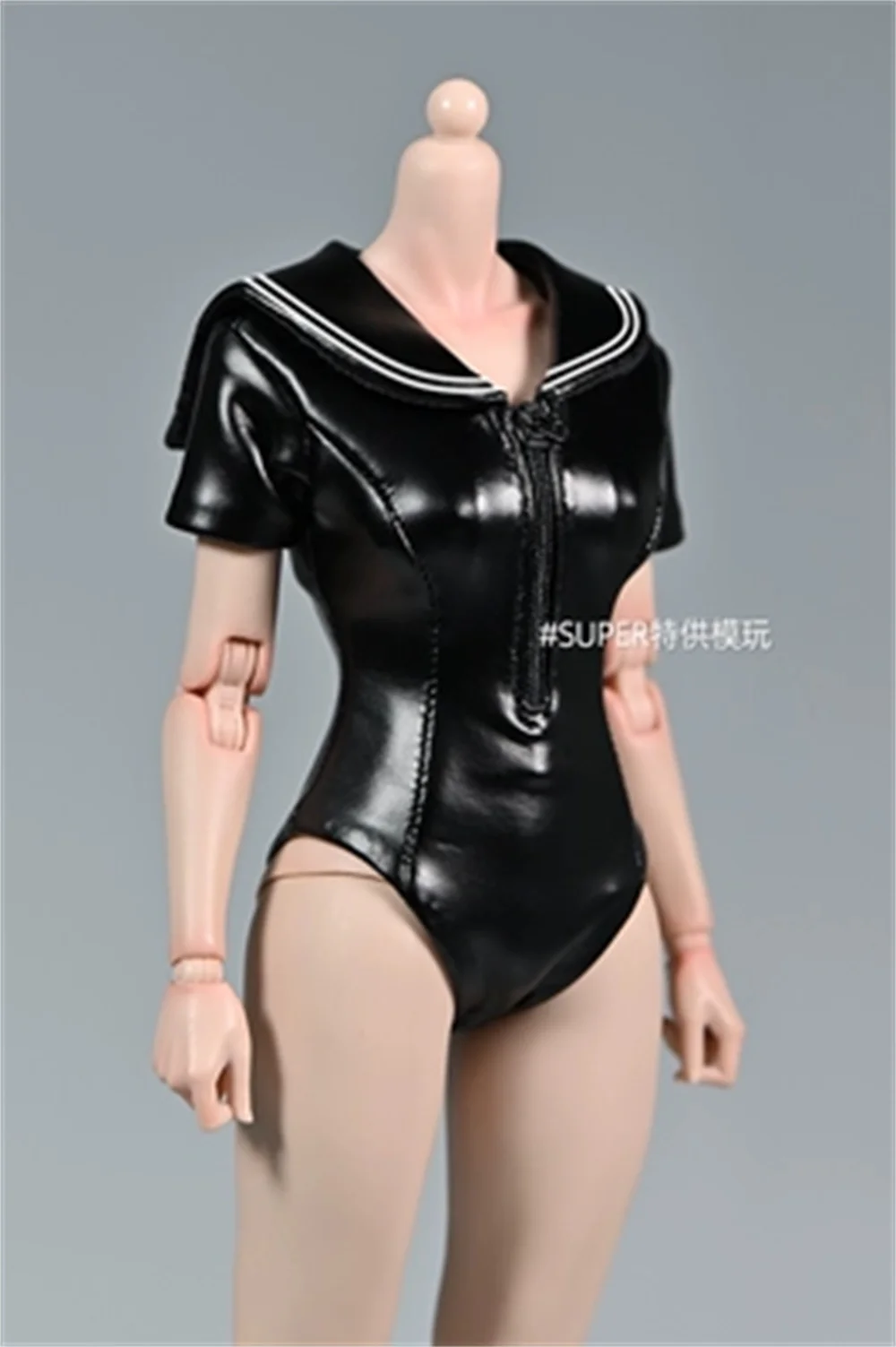 

1/6 Scale Female Clothes Swimsuit sailor Short Long sleeved Bodysuit clothes 12 inch Action Figure Model toys