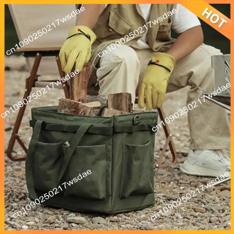 

X08A Large Multi-Functional Travel Bag Outdoor Folding Storage Box Outdoor Camping Handbag Picnic Firewood Bag