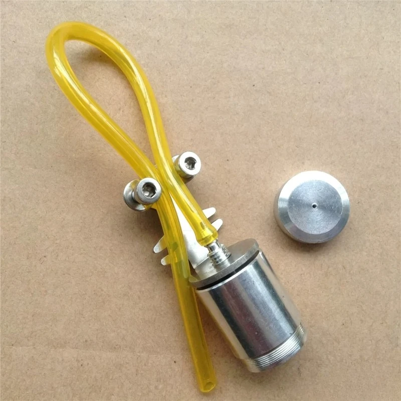Grease Cup w/ Stainless Bracket, Lubrication Oil Cup for Gas Racing RC Boat Flex Shaft