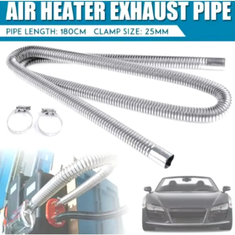 2.5cmDiameter Exhaust Pipe 60/300cm Long Parking Heater Exhaust Pipe Air Heater Exhaust Pipe Suitable for Webasto Parking Heater