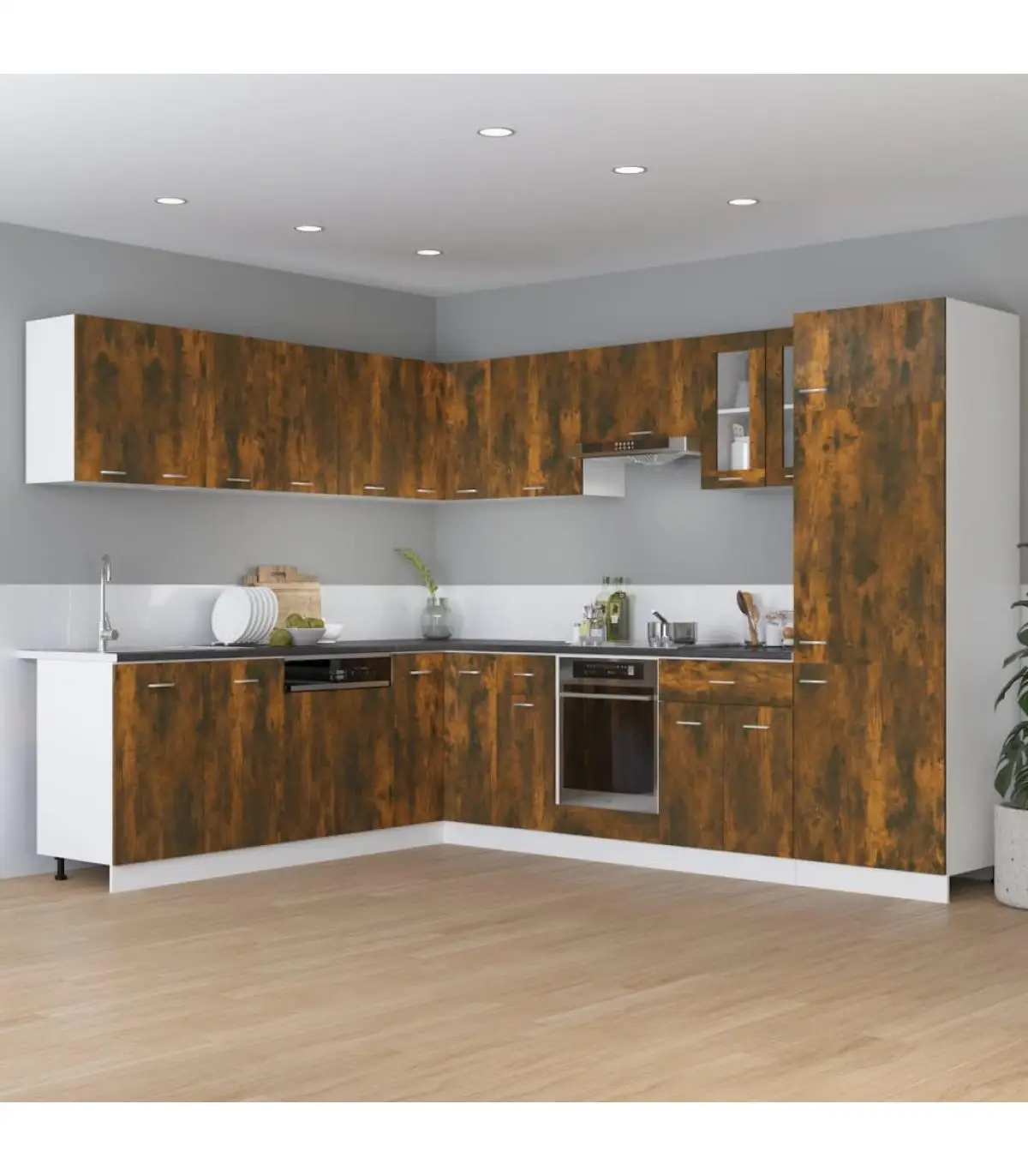 Kitchen cabinets veneer veneer veneer veneer veneer 60x46x81,5cm