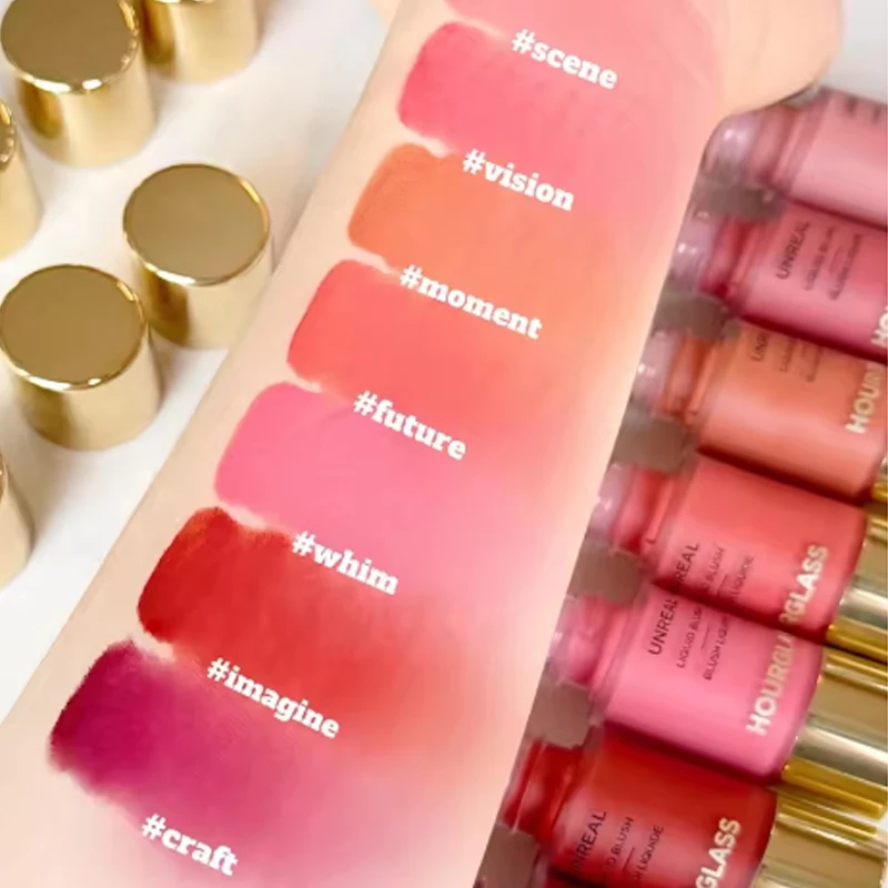 Hourglass Lasting Natural Liquid Blush 6 Colors Multifunctional Rouge Stick SCENE MOMENT Vision Unreal Liquid Blush Cosmetics