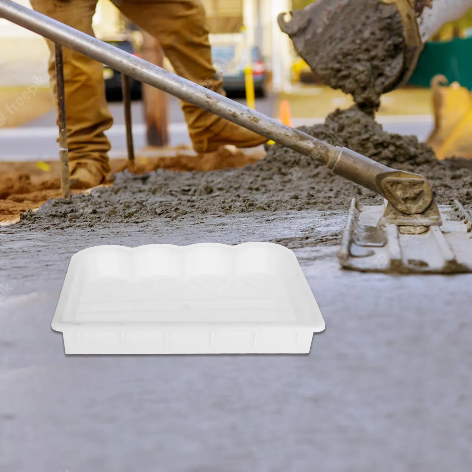 Concrete Brick Mold Garden Fence DIY Walkway Project Stepping Stones Pavement Maker Cement Paving Mold for Pathway Patio