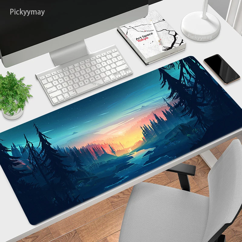 Deep Firewatch 900X400mm podkładka pod mysz biurko na laptopa klawiatura XXL stół biurowy maty dywan podkładka pod mysz do grania w gry podkładka pod mysz