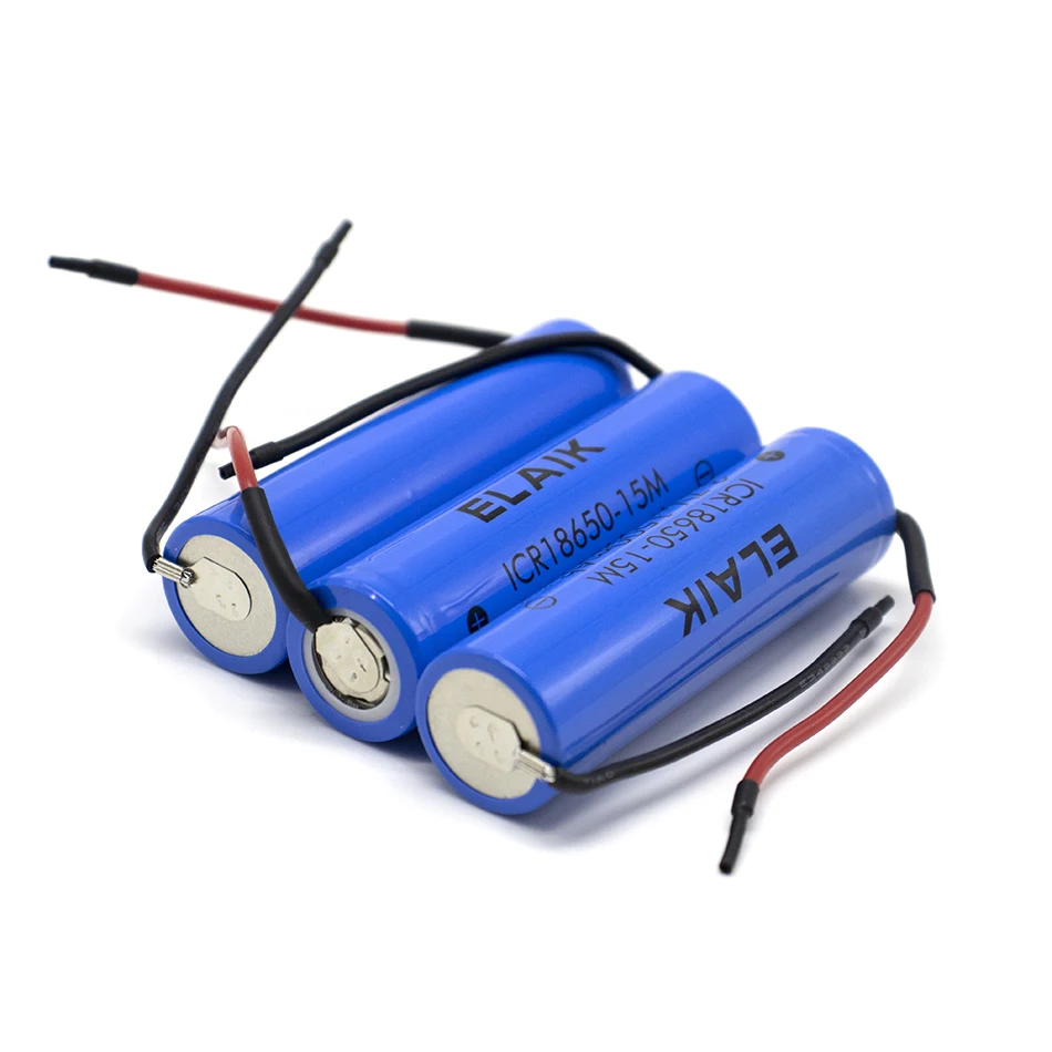 1-20PCS 3.7V ICR18650-15M 1500mAh Rechargeable Digital Lithium Battery Suitable for Small Flashlight, Small Fan Battery