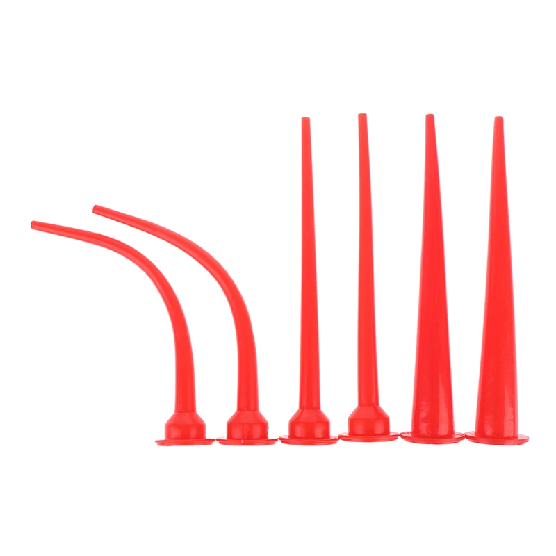 ✰✪1/2/3set Plastic Caulking Nozzle Applicator Sausage Caulking Extension Tool Camber / Long Caulking Nozzle Set