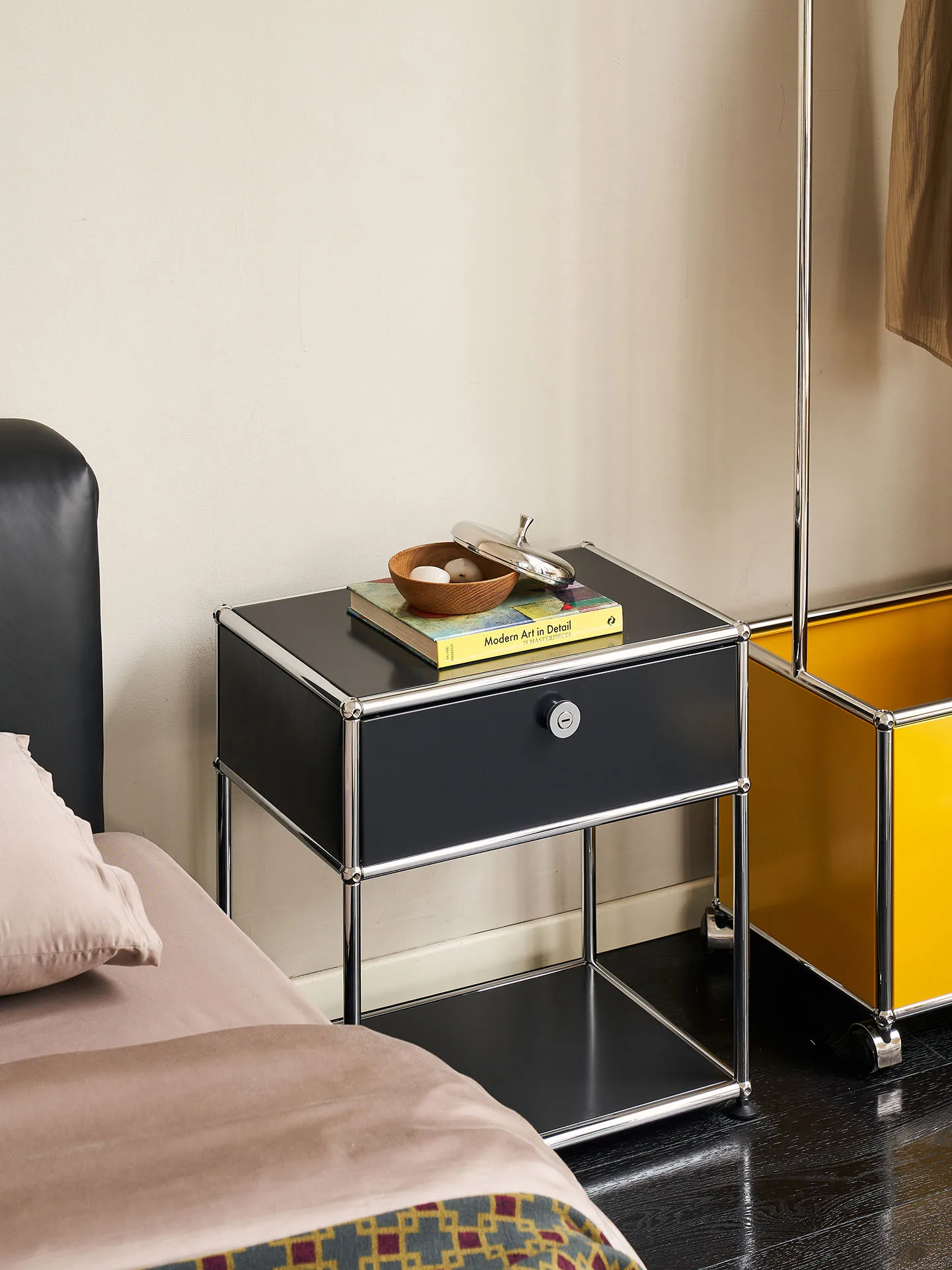 minimalist bedroom versatile bedside tabl