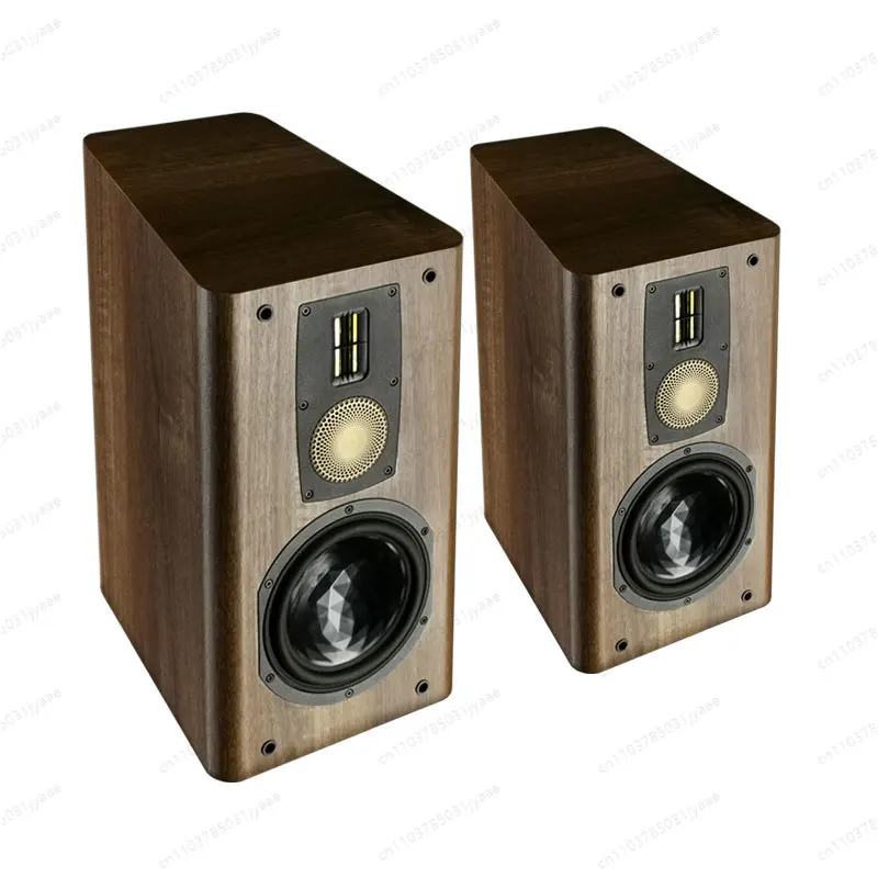 High-End HiFi Audiophile 3-Way Passive Bookshelf Speakers, Ribbon Tweeter, 6.5 Inch PRO Version for Home Audio