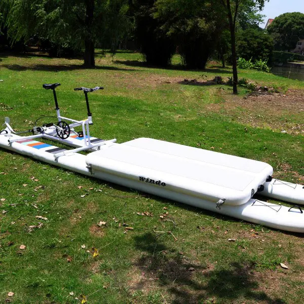 

For 4.7M Inflatable Pvc Floating Dock Pontoon Sup Water Bike Pedal Boats