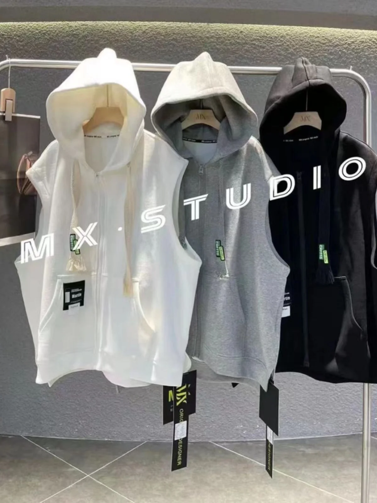 

Faionable Thin Zipper Sweater 300 Pou Large Size Spring Autumn Loose Korean Sle Casual Airy Hat Jaet Polyester