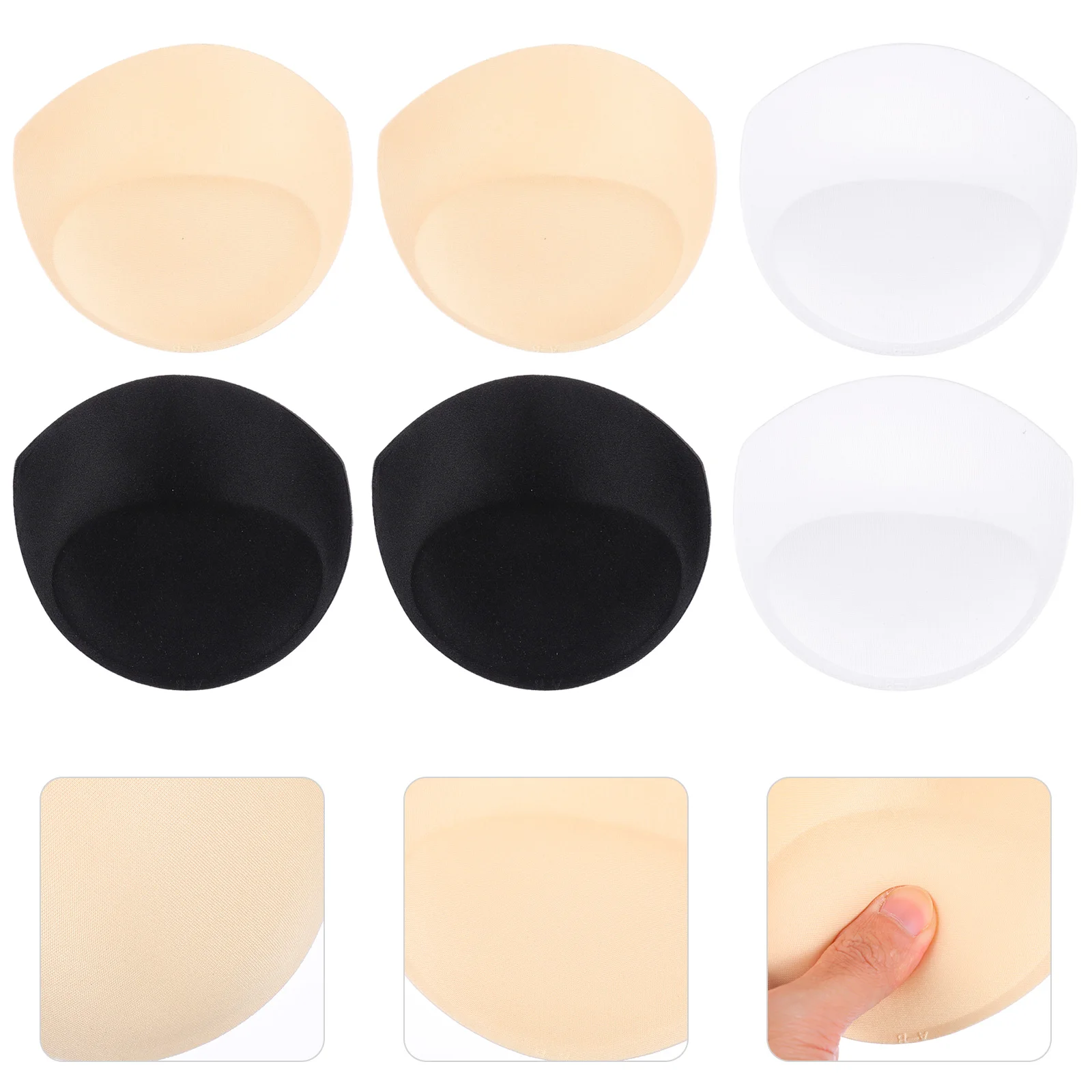 

Pad Inserts Removable Sponge Breathable Pads for Bras Comfortable Invisible Chest Bra Sports