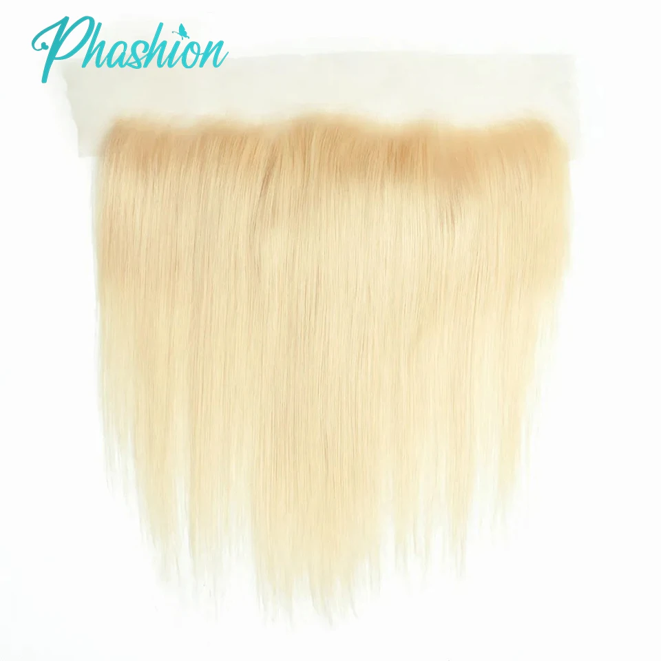 Phashion Blonde 13x6 Lace Frontal #613 Straight Body Wave Hd Transparent Lace Only Pre Plucked 100% Human Hair For Women On Sale